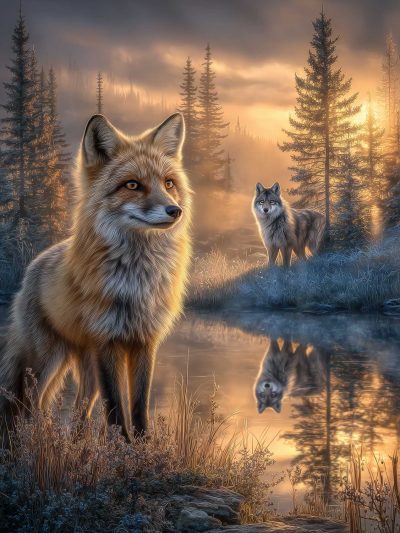 Fox in the Mist